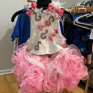 Pink pageant medium child dress